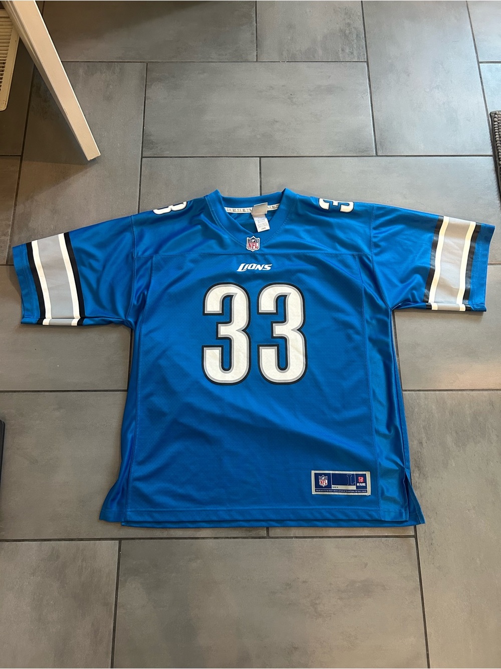 Nike NFL Detroit Lions 2018 Kerryon Johnson Jersey in Blue